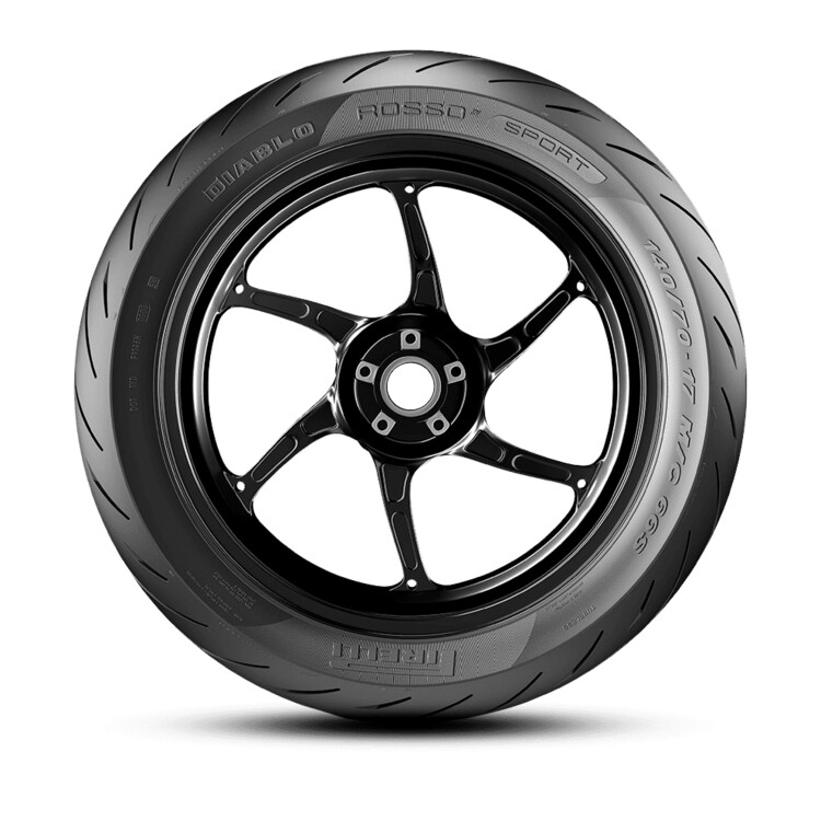 PNEU 80/90 - 17 M/C 44S TL DIABLO ROSSO SPORT PIRELLI - Imagem Secundária