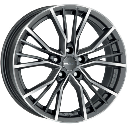JANTE MAK UNION 8x18 ET49 5x112 GUN MET-MIRROR FACE 57,1 - Imagem Secundária 1