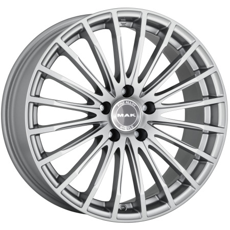JANTE MAK STARLIGHT 7,5x17 ET30 5x112 SILVER 66,6 - Imagem Secundária 1