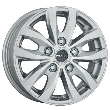 JANTE MAK LOAD5 6,5x16 ET55 5x118 SILVER 71,1 - Imagem Secundária 1