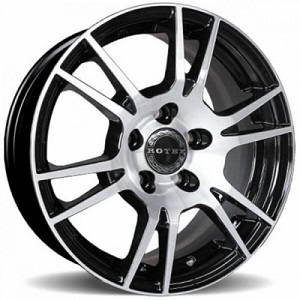 JANTE VIPER 6X14 ET38 4X100 LENOX Black Polish 67.1 - Imagem Secundária 1