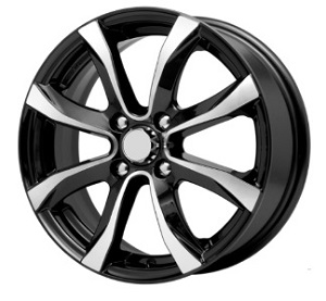 JANTE VIPER 6 X15 ET38 4X100 DOVER BLACK POLISHED 67.1 - Imagem Secundária 1