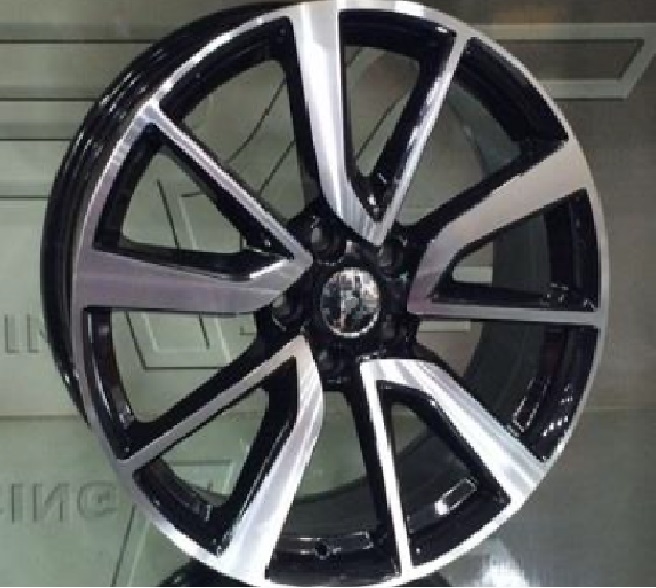 JANTE 5028 7X17 5X114.3 ET35 RC147 BLACK POLISH 73.1 - Imagem Secundária 1