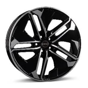 JANTE BORBET TX 9X21 ET40 5X112 BLACK POLISHED GLOSSY 66,5