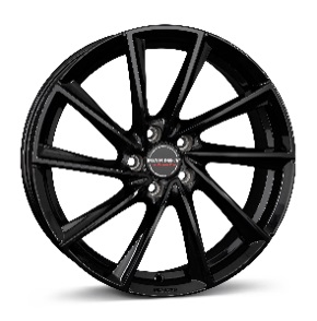 JANTE BORBET VTX 8X18 ET37 5X112 BLACK GLOSSY 66,6 - Imagem Secundária 1