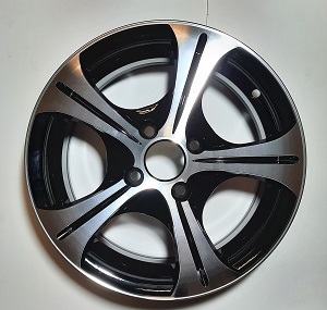 JANTE DARWIN 6,5X15 5X108 ET35 B712 PRETA POLIDA - Imagem Secundária 1