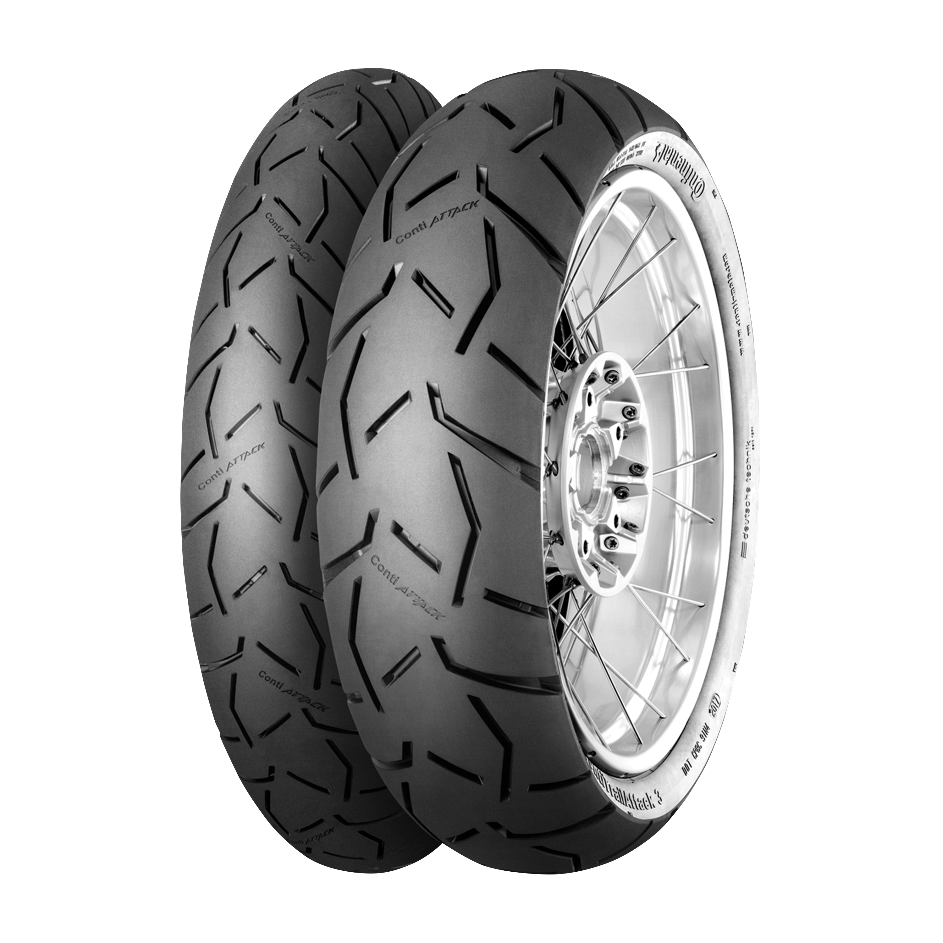PNEU 120/70R19 60W F TL CONTITRAILATTACK3 CONTINENTAL - Imagem Secundária 1