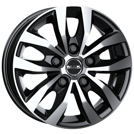 JANTE MAK LOAD5 7x17 ET46 5x108 BLACK MIRROR 65,1