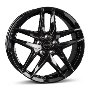 JANTE BORBET Z 7,5X17 ET36 5X112 BLACK GLOSSY 66,5 - Imagem Secundária 1