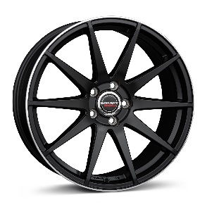 JANTE BORBET GTX 10X20 ET35 5X112 BLACK RIM POLISHED MATT 66,5