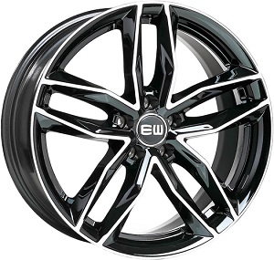 JANTE MU - MUST 7,5X17ET45 5X112 CB BLACK POLISH 66.45 - Imagem Secundária 1