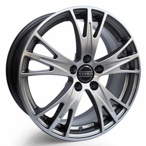 JANTE VIPER 7X16 ET45 5X108 TORONTO BLACK POLISH 67.1 - Imagem Secundária 1