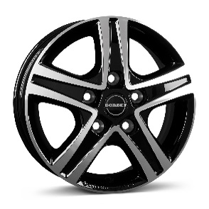 JANTE BORBET CWD 6X16 ET68 5X130 BLACK POLISHED GLOSSY 78,1