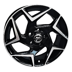 JANTE 151 6.5X16 5X108 ET35 RC151 BLACK POLISH 63.4 - Imagem Secundária 1