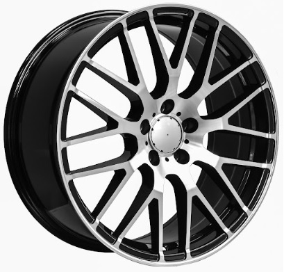 JANTE A CLASS AMG 5189 8.5X19 ET45 5X112 BLACK POLISHED 66.56 - Imagem Secundária 1