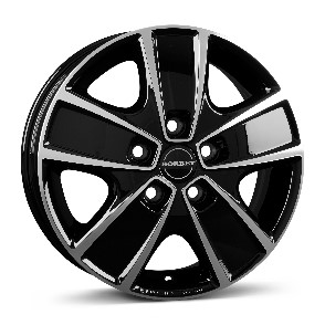 JANTE BORBET CWT 6X15 ET30 5X112 BLACK POLISHED GLOSSY 66,5 - Imagem Secundária 1