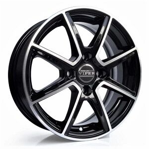 JANTE VIPER 5,5 X14 ET24 4X108 MIAMI  Black Polish 65.1 - Imagem Secundária 1