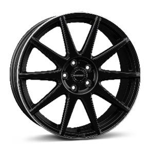 JANTE BORBET GTX 8X19 ET50 5X114,3 BLACK MATT RIM SILVER 72,5