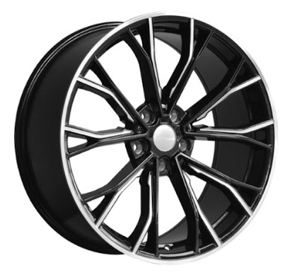 JANTE 669 M EX15 8.5X19 ET35 5X120 BLACK POLISH 72.6 - Imagem Secundária 1