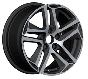 JANTE 5516 7,5X17 ET44 5X108 BLACK POLISHED 65.1