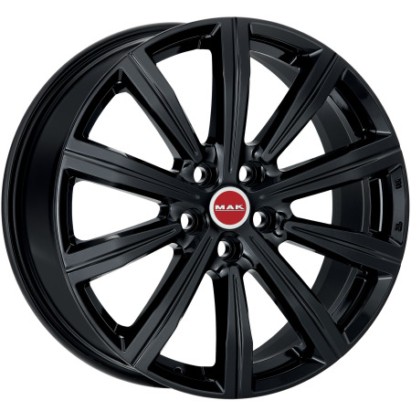 JANTE MAK BIRMINGHAM 8,5x20 ET43 5x120 GLOSS BLACK 72,6 - Imagem Secundária 1
