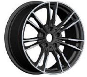 JANTE 5396  8.5X19 ET25 5X112 BLACK POLISHED 66.6 - Imagem Secundária 1