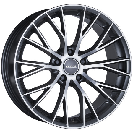 JANTE MAK MUNCHEN 8,5x19 ET42 5x108 GUN MET-MIRROR FACE 63,4 - Imagem Secundária 1