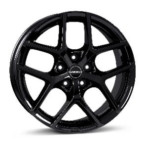 JANTE BORBET Y 7,5X17 ET47 5X100 BLACK GLOSSY 64 - Imagem Secundária 1