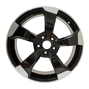JANTE 1491 (2019 RS3) EX14 8X18 ET45 5X112 BLACK POLISH 66.6 - Imagem Secundária 1