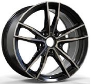 JANTE 5495 9.0X19 ET35 5X120 BLACK POLISHED 72.6 - Imagem Secundária 1