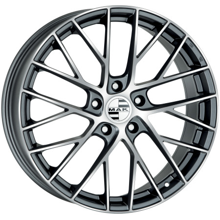 JANTE MAK MONACO 8,5x20 ET57 5x130 GLOSS BLACK 71,6 - Imagem Secundária 1