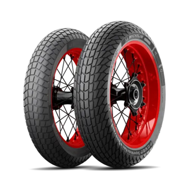 PNEU 120/80 - 16  POWER SUPERMOTO RAIN NHS F TL (Lluvia) MICHELIN - Imagem Secundária 1