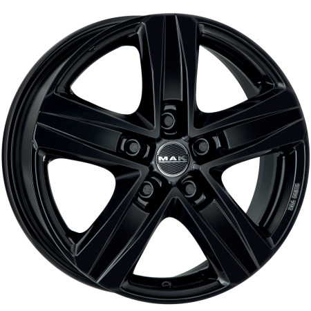 JANTE MAK STONE5 3 6x15 ET0 5x139,7 GLOSS BLACK 108,3 - Imagem Secundária 1