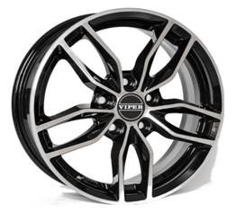 JANTE VIPER 6.5X16 ET48 5X100 EPSILON BLACK POLISHED 56.1 - Imagem Secundária 1