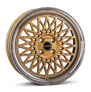 JANTE BORBET B 7X17 ET38 4X108 GOLD RIM POLISHED 63,4 - Imagem Secundária 1