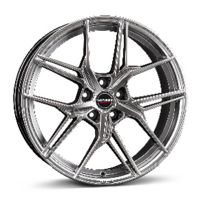 JANTE BORBET QX 8X19 ET44 5X112 HYPER BLACK SILVER 57,1 - Imagem Secundária 1