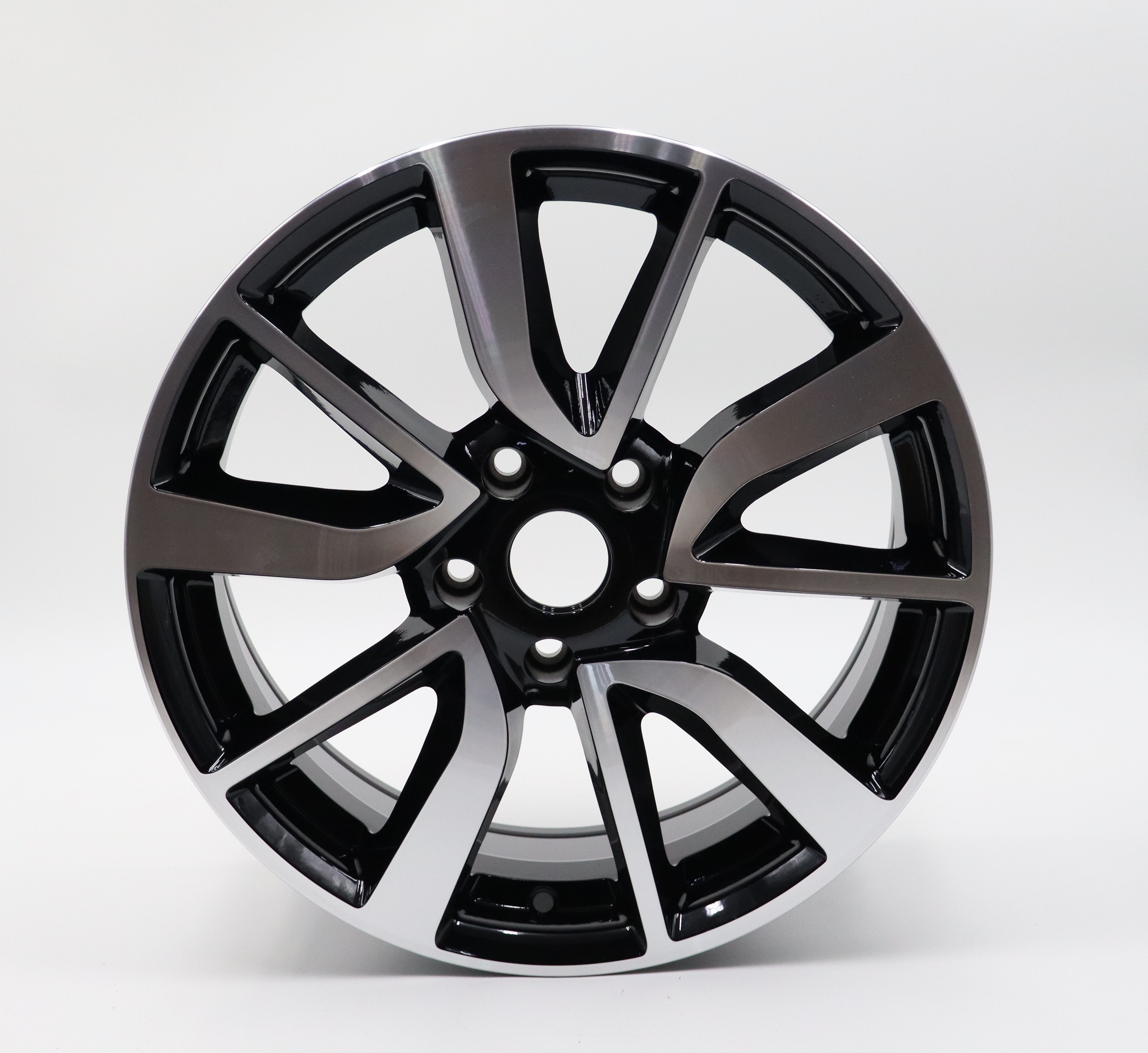 JANTE 5028 7X17 5X114.3 ET35 RC147 BLACK POLISH 73.1 - Imagem Secundária 1