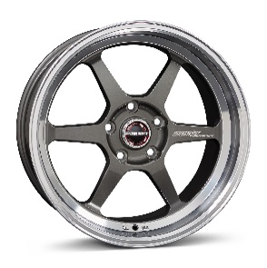 JANTE BORBET DB8GT 9,5X18 ET30 5X114,3 GRAPHITE RIM POLISHED 72,5 - Imagem Secundária 1