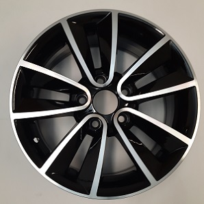JANTE BK587 6,5X15 ET38 5X108 BLACK POLISH 67.1 - Imagem Secundária 1