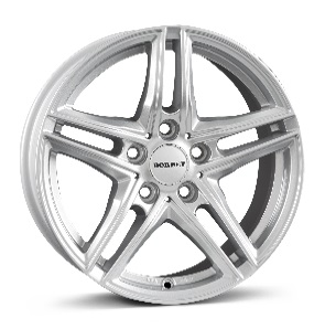 JANTE BORBET XR 7,5X17 ET45 5X112 BRILLIANT SILVER 66,6 - Imagem Secundária 1