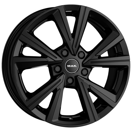 JANTE MAK QVARZ 6,5x16 ET47 5x100 GLOSS BLACK 57,1 - Imagem Secundária 1