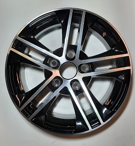 JANTE DARWIN 6,5X15 ET35 5X114.3 GX-835 PRETA POLIDA 67.10 - Imagem Secundária 1