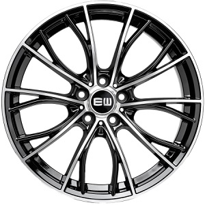 JANTE LG LIGHT 8,5X19 ET45 5X112 CB BLACK POLISH 66.6 - Imagem Secundária 1