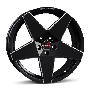 JANTE BORBET DB8GT2 7x17 ET25 4x100 black matt 64,1 - Imagem Secundária 1