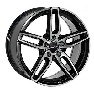 JANTE BK5434 7,5X17 ET45 5X112 BLACK POLISH 66.56 - Imagem Secundária 1