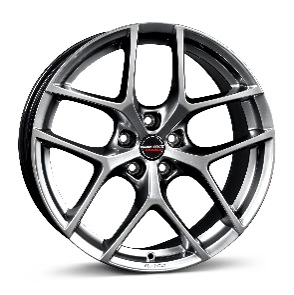 JANTE BORBET Y 8X19 ET37 5X112 HYPER SILVER 66,5 - Imagem Secundária 1