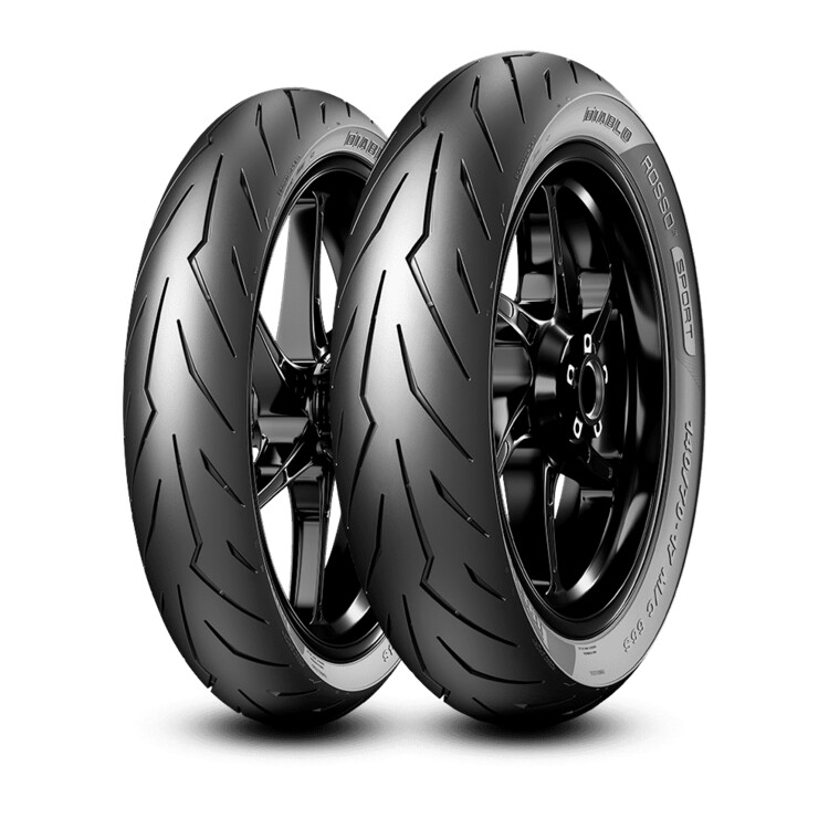 PNEU 80/90 - 17 M/C 44S TL DIABLO ROSSO SPORT PIRELLI - Imagem Secundária 1