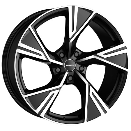 JANTE MAK STARK 10x23 ET21 5x120 GLOSS BLACK 66,6 - Imagem Secundária 1