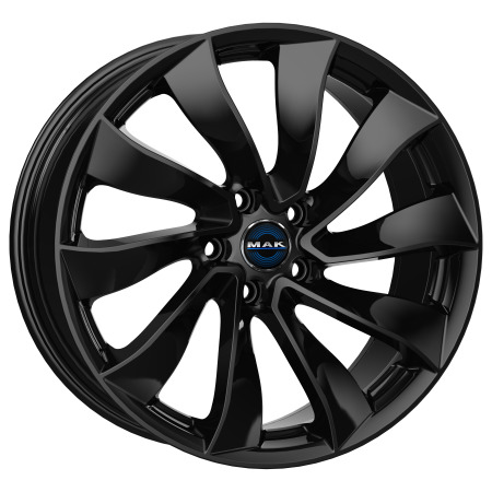 JANTE MAK SOLAR 9,5x20 ET45 5x114,3 GLOSS BLACK 64,1 - Imagem Secundária 1