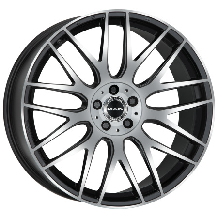 JANTE MAK ARROW-D 9,5x20 ET57 5x112 GLOSS BLACK MIRROR RING 66,6 - Imagem Secundária 1